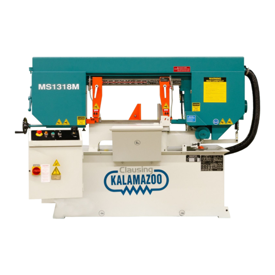 CLAUSING MS1318M Instruction Manual