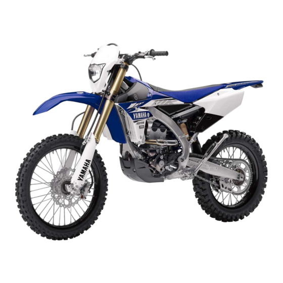 Yamaha WR250F 2017 Owner's Service Manual