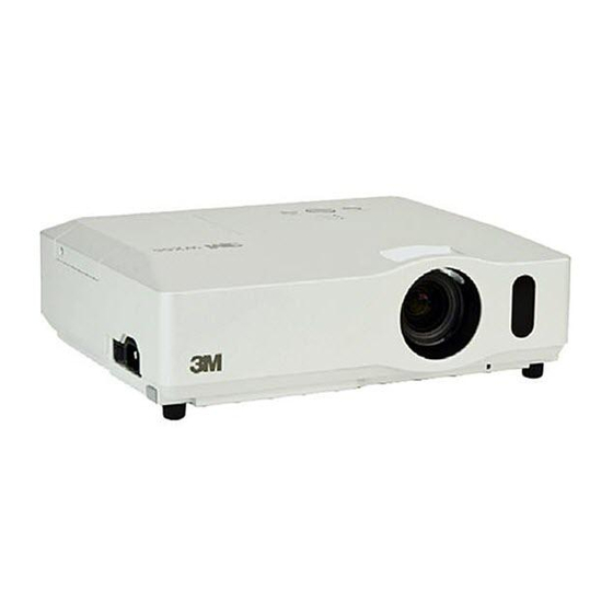 3M Digital Projector WX66 Operator's Manual