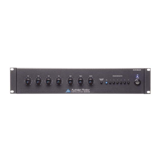 AUSTRALIAN MONITOR AMIS60 Series Service Manual