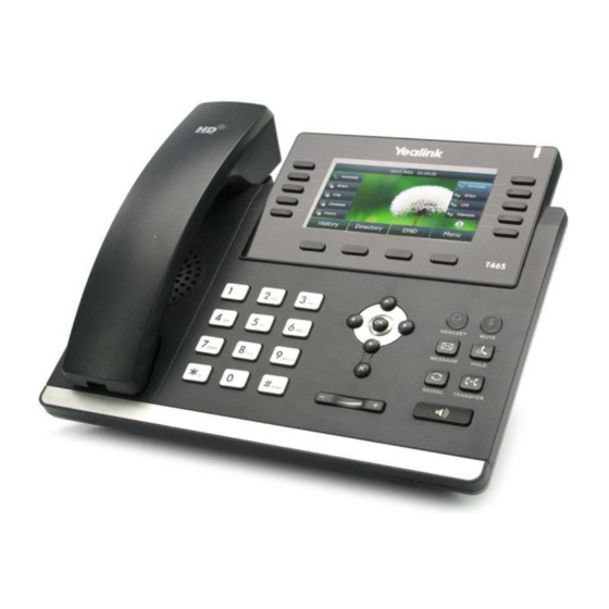 Yealink SIP-T4 series User Manual