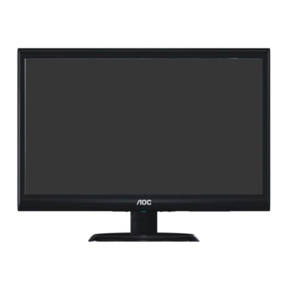 AOC E2050SDAN Service Manual
