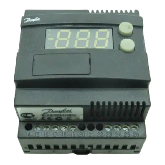 Danfoss EKC 366 Manual
