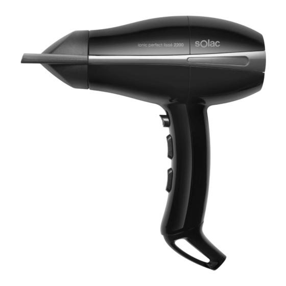 SOLAC SP7080 Instructions For Use Manual