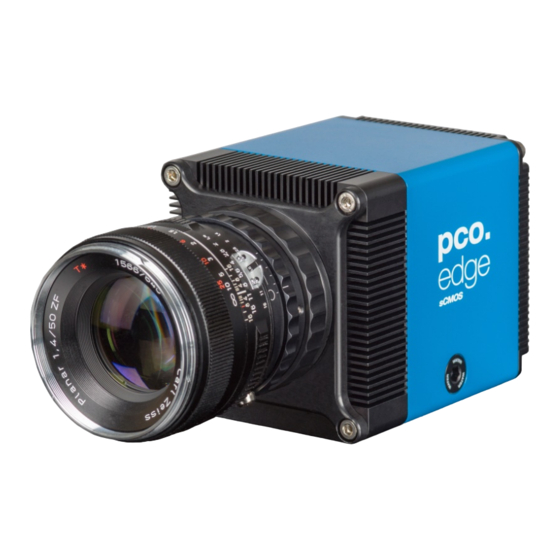 Pco edge 26 Microscope Camera Manuals