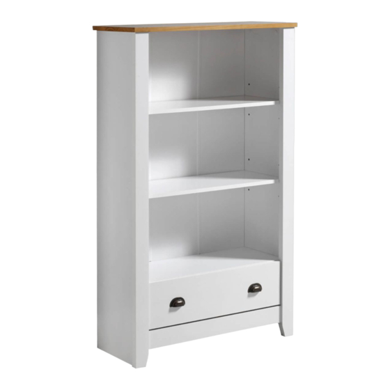User Manuals: Seconique Furniture LUDLOW BOOKCASE Gloss