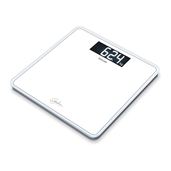 Beurer Signature GS 400 Instructions For Use