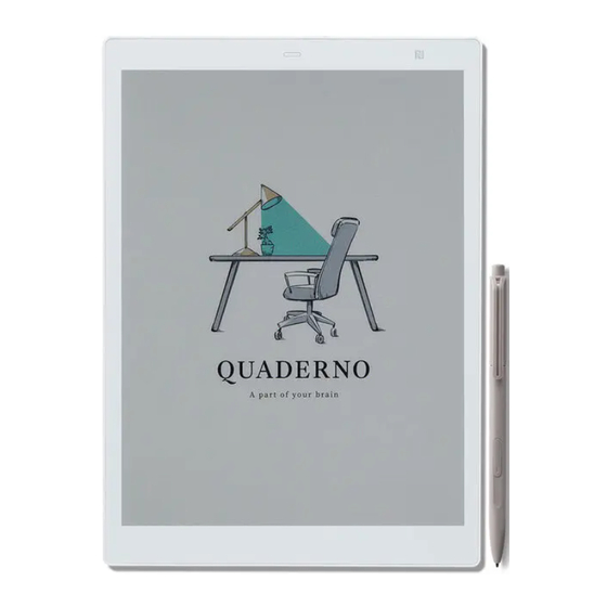 Fujitsu QUADERNO 3C Manuals