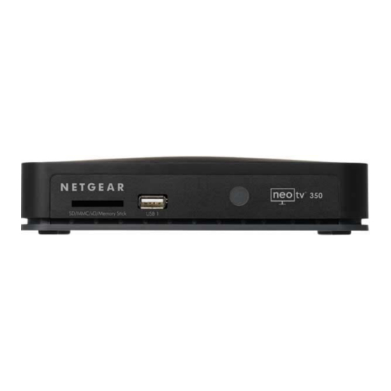 NETGEAR NTV350 - HD Media Player Installation Manual