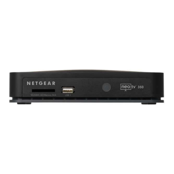NETGEAR NTV350 - HD Media Player User Manual