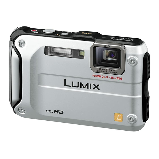 Panasonic Lumix DMC-FT3 Operating Instructions Manual