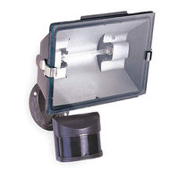 Heath Zenith Motion Sensor Quartz Security Light 2LBN2 Operating Instructions And Parts Manual