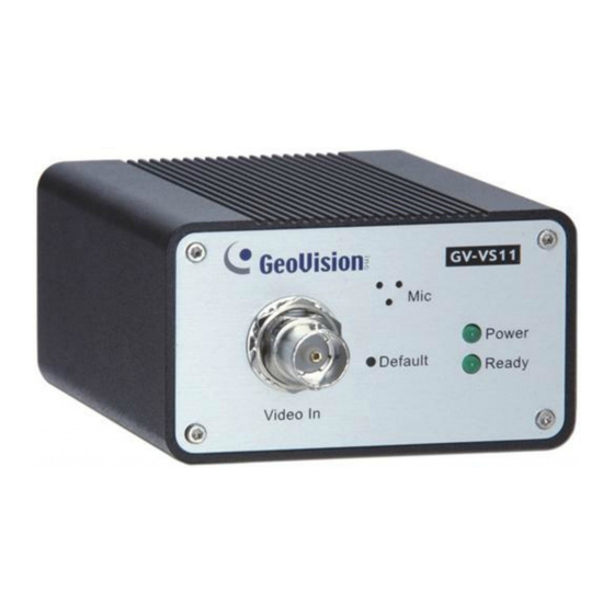 GeoVision GV-VS04H User Manual