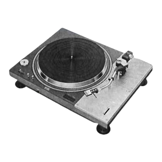Technics SL-1100A Operating Instructions