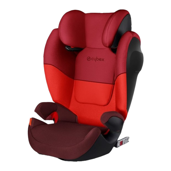 Cybex Silver SOLUTION M SL User Manual