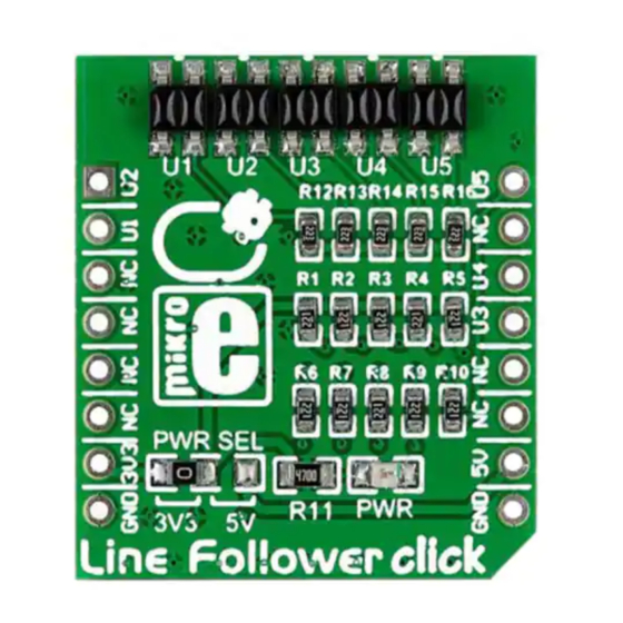 mikroElektronika Line Follower click Manual