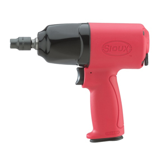 Sioux Tools 5338A Operator Instructions Manual