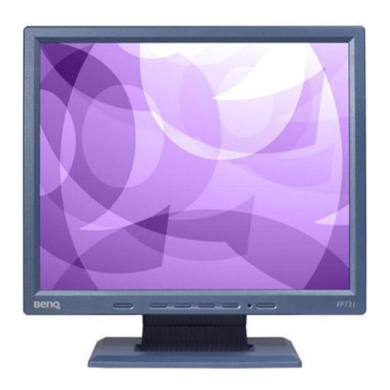 BenQ FP731-D User Manual