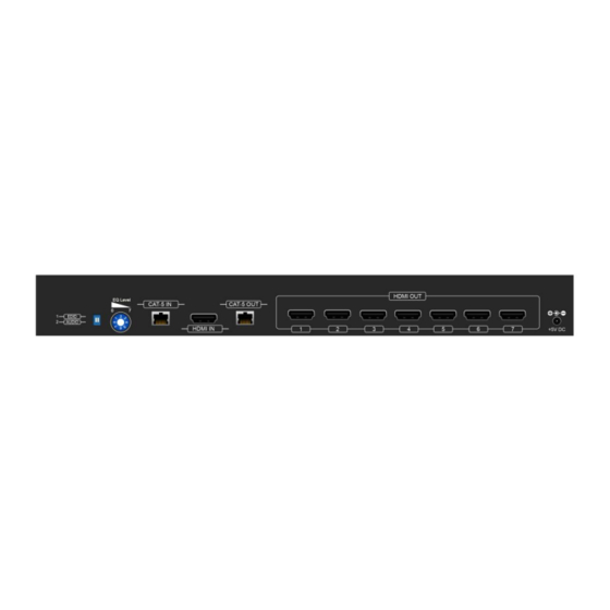 User Manuals: Avenview HDMI-C5SP-8SRSR Splitter