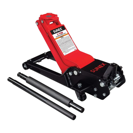 Sunex Tools 6603LP Owner's Manual