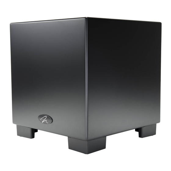 MartinLogan Dynamo 1000 User Manual