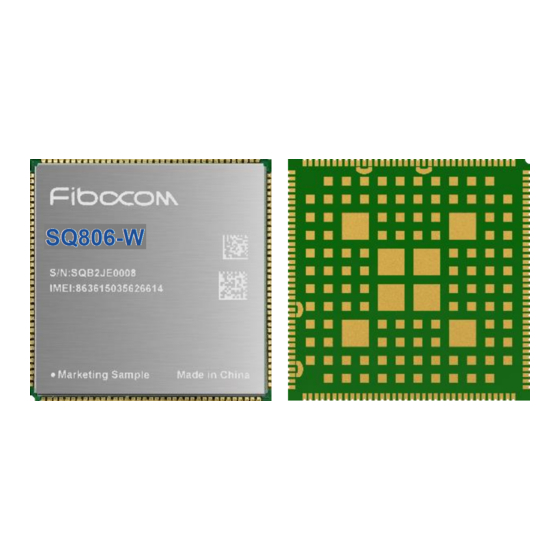 Fibocom SQ806-W Series Hardware Manual