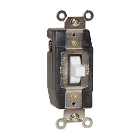 Leviton 1081 Quick Start Manual