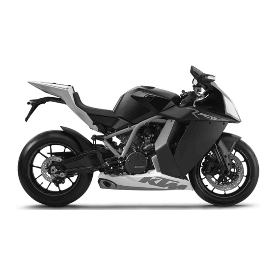 KTM 2010 1190 RC8 R EU/UK Owner's Manual