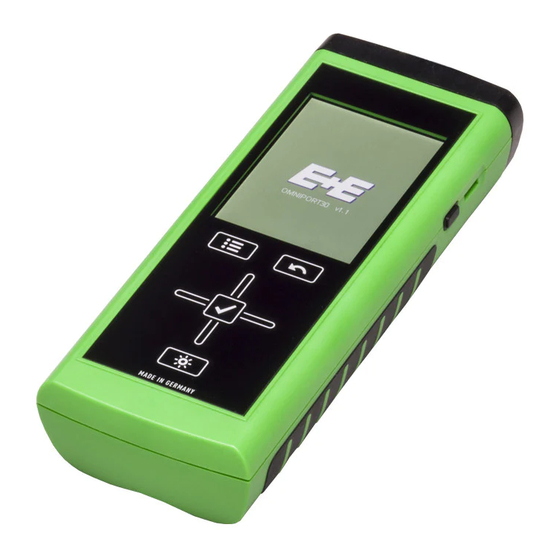 E+E Elektronik OMNIPORT 30 Operating Manual