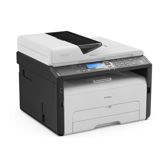 Ricoh SP 221S User Manual
