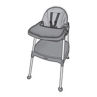 Evenflo Convertible High Chair 3-in-1 Assembly Instructions Manual