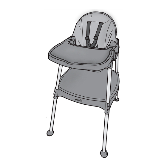 Evenflo Convertible High Chair 3-in-1 Manuals