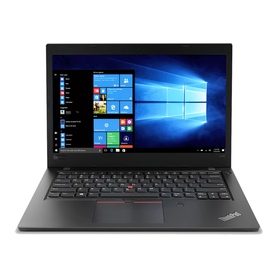 Lenovo Thinkpad L480 User Manual