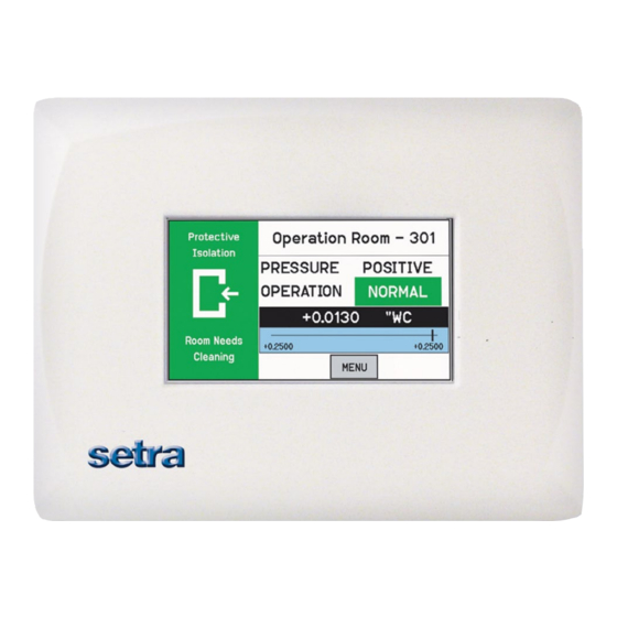 Setra Systems SRCM Operation