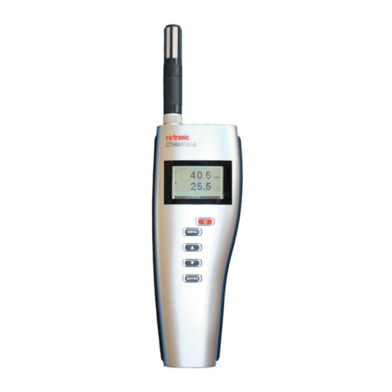 Rotronic HygroPalm HP22-A User Manual