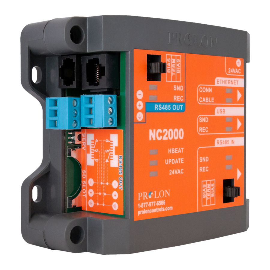 Prolon NC2000 Quick Start Manual