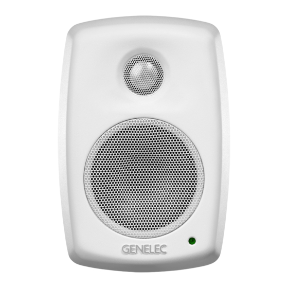 Genelec 4410A IP Installation Speaker Manuals