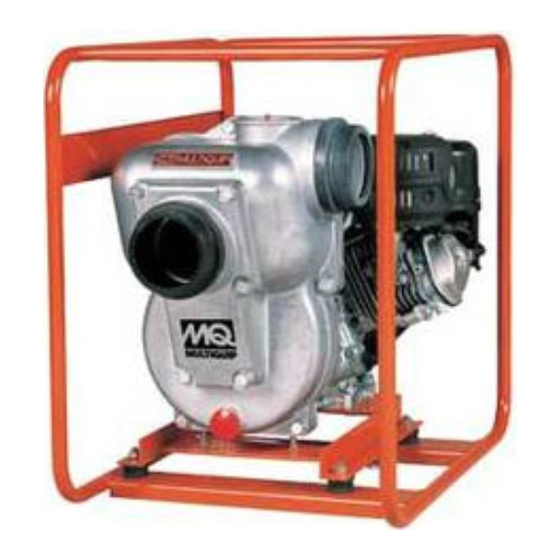 User Manuals: MULTIQUIP QP402B Centrifugal Water Pump