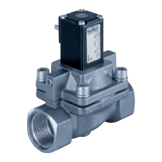 Burkert 85343 2-Way Solenoid Valve Manuals