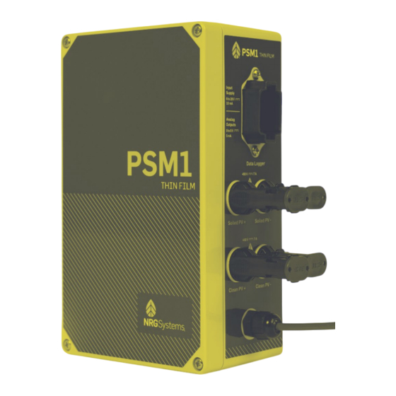 NRG Systems PSM1 Instructions Manual