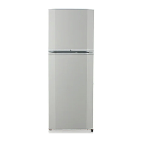 LG GN-205VW Top Mount Refrigerator Manuals
