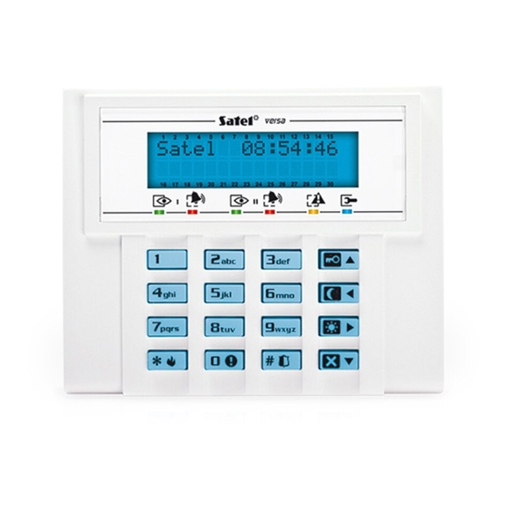 Satel VERSA Operating Instructions Manual