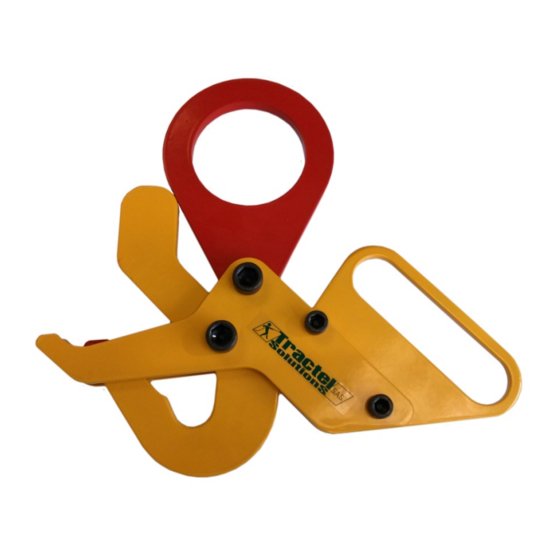 Tractel AutoHook Instructions For Use Manual
