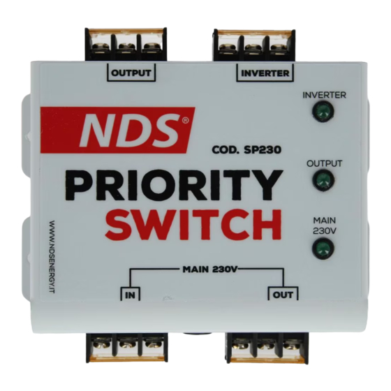 NDS Dometic SP230 Operating Manual