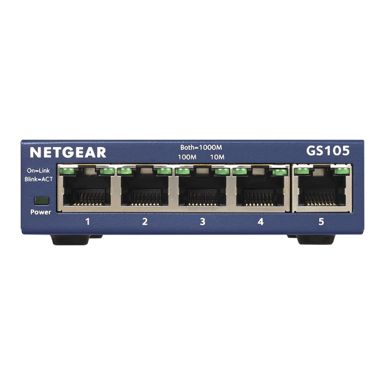 NETGEAR ProSafe GS105 Installation Manual