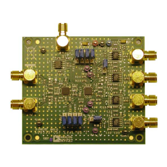 Analog Devices AD8333-EVALZ Manual