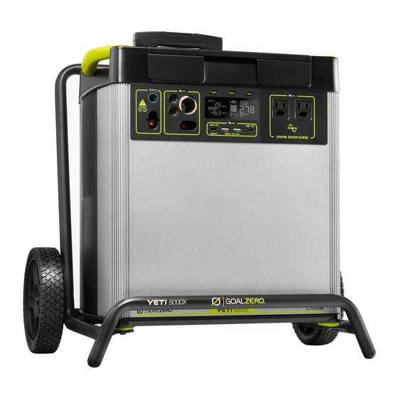 Goalzero YETI 6000X User Manual