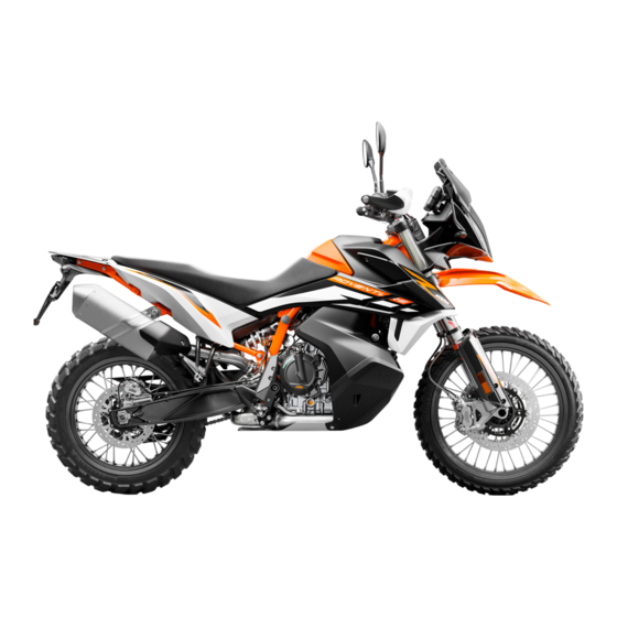 KTM 890 ADVENTURE R 2021 Setup Instructions