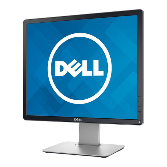Dell P1914S User Manual