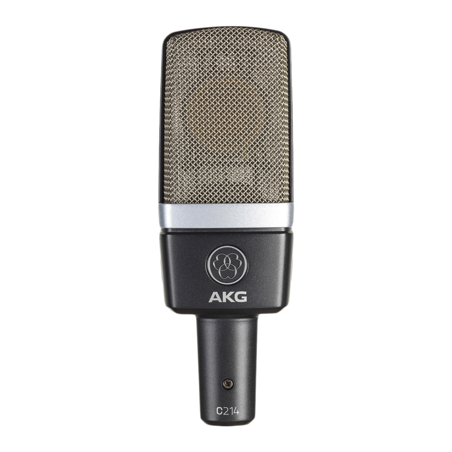 Harman AKG C214 Manual